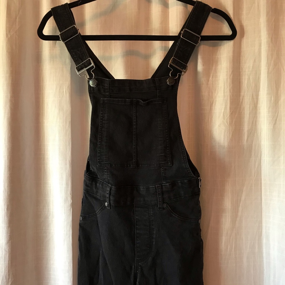 Cheap Monday Skinny Black Overalls
